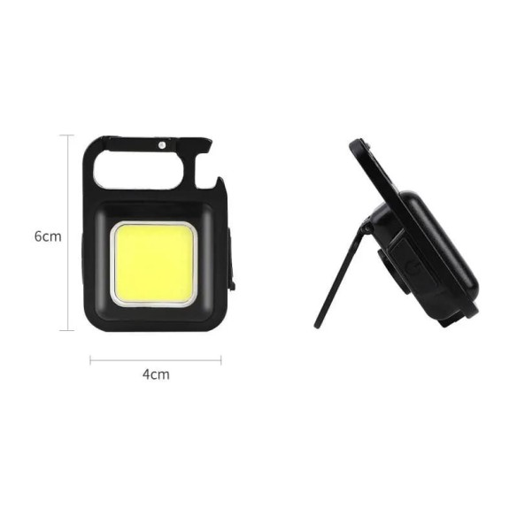 Mini linterna LED portátil recargable con imán