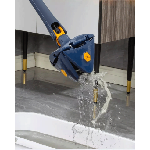 Mop triangular retrátil auto-escalada