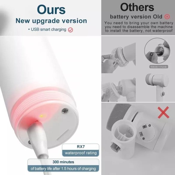 Cepillo de limpieza multifunción recargable