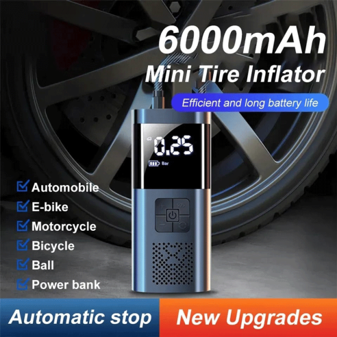 Bomba de Aire portátil e inalámbrica...