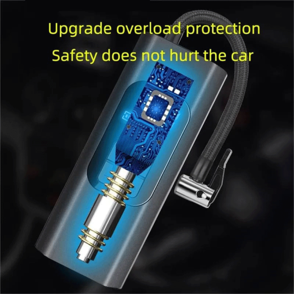 Bomba de ar portátil para rodas