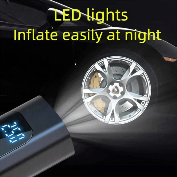 Bomba de ar portátil para rodas