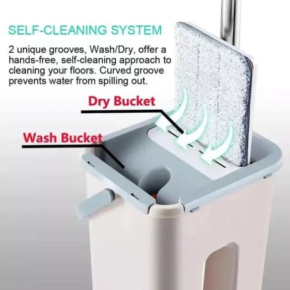 Esfregona com balde autotorcedor