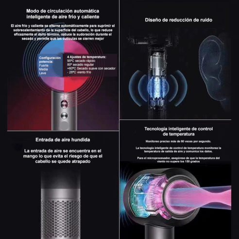Secador de pelo 5 en 1 Secador de pelo 5 en 1