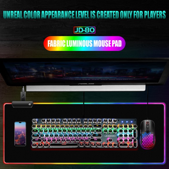 Alfombrilla de luz RGB