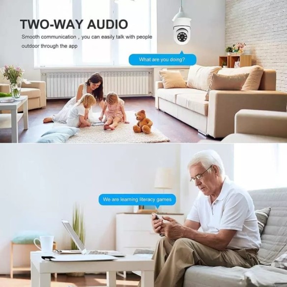 Lâmpada câmera wi-fi