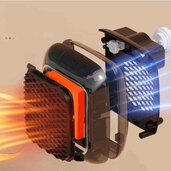 Calefactor eléctrico con diseño cuadrado 800W