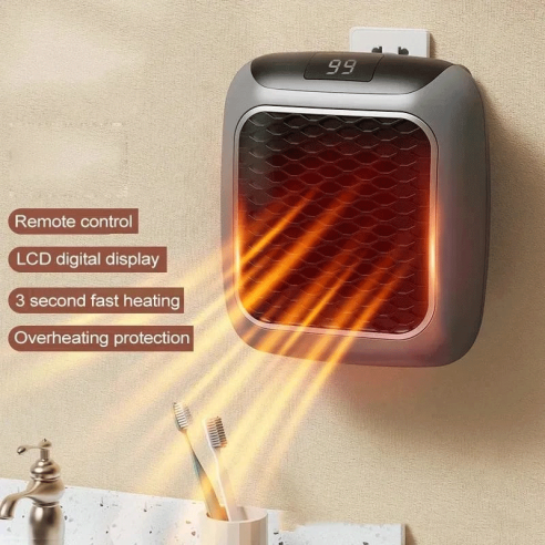 Calefactor de enchufe diseño cuadrado