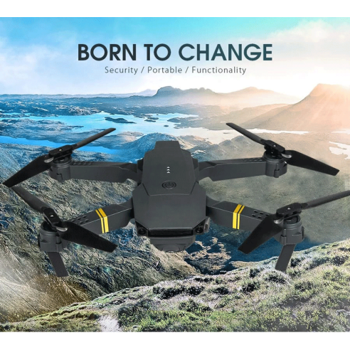Dron con cámara de gran angular