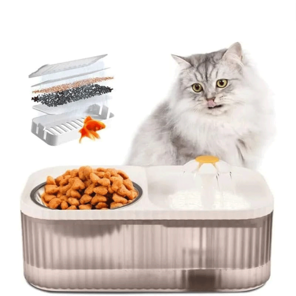 Comedero y bebedero para mascotas