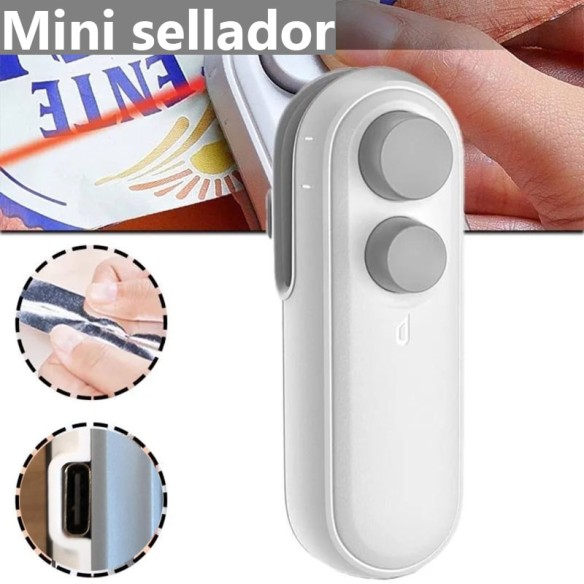 Mini seladora de sacos 2 em 1