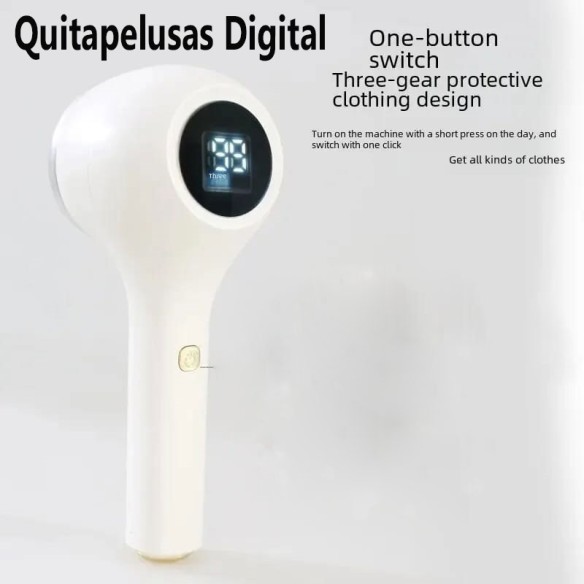 Removedor de fiapos com display digital