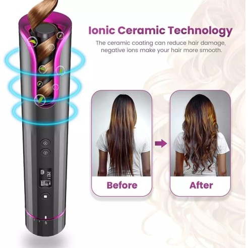 Encrespador de cabelo de torção...