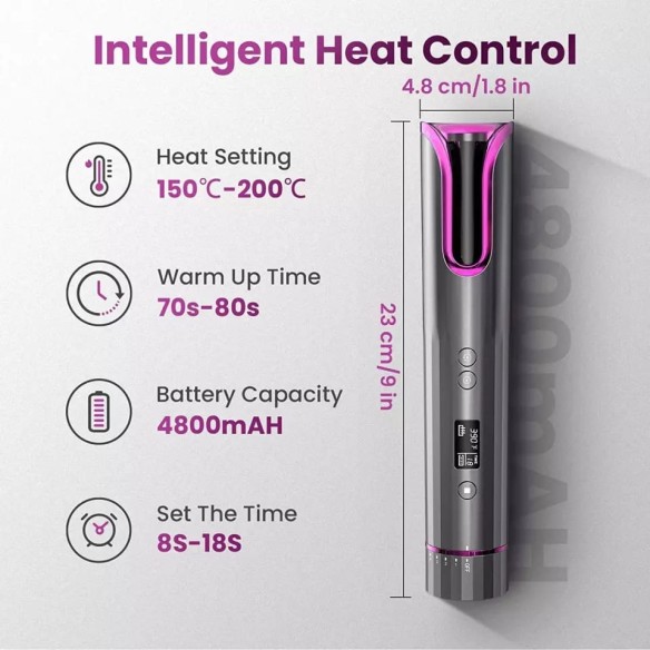 Encrespador de cabelo de torção automática