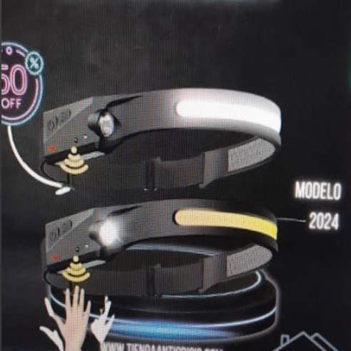 Linterna frontal LED