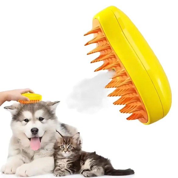 Escova de vapor para animais de estimação