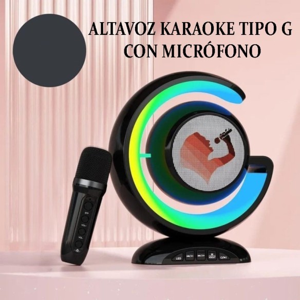 Alto-falante Karaoke tipo G com Microfone