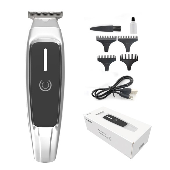 Máquina de cortar cabelo com tela digital