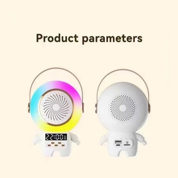 Alto-falante astronauta com microfone