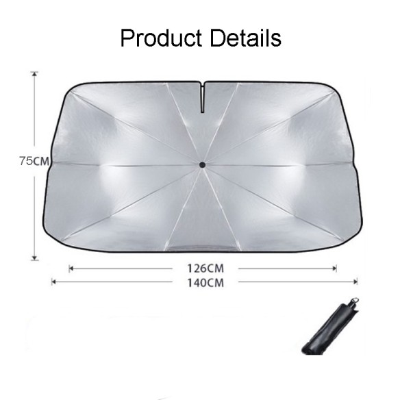 Parasol plegable para el coche