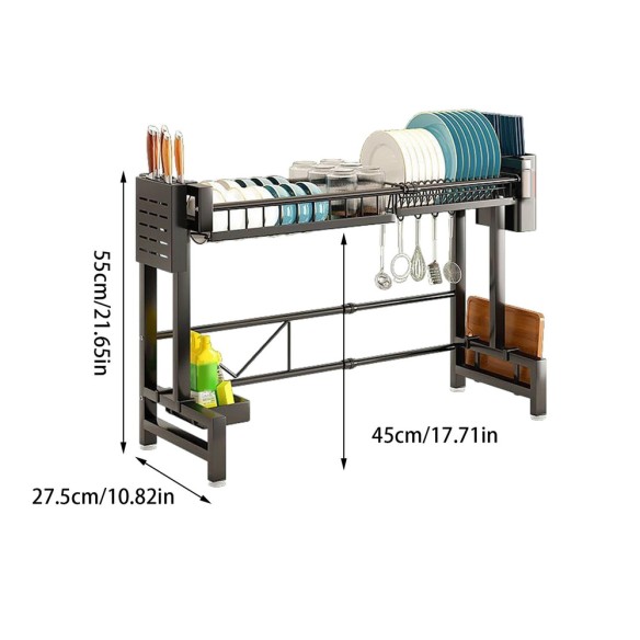 Escorredor de pratos multifuncional