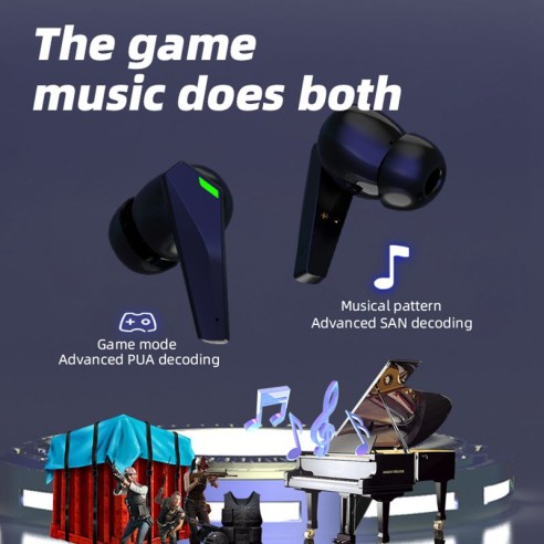 Fones de ouvido Bluetooth para jogos