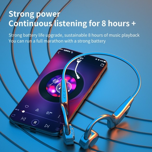 Fones de ouvido bluetooth ósseo