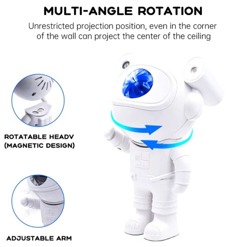 Proyector astronauta con altavoz