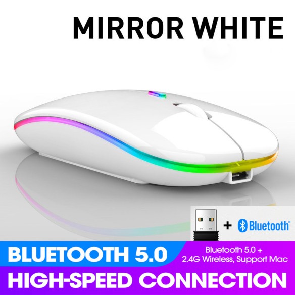 Mouse de computador recarregável