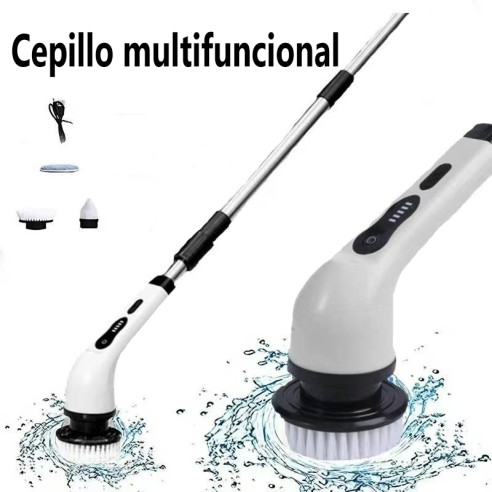 cepillo de limpieza multifuncional con 7 cabezales