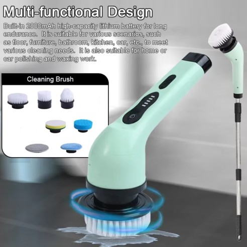 Escova de limpeza multifuncional com...