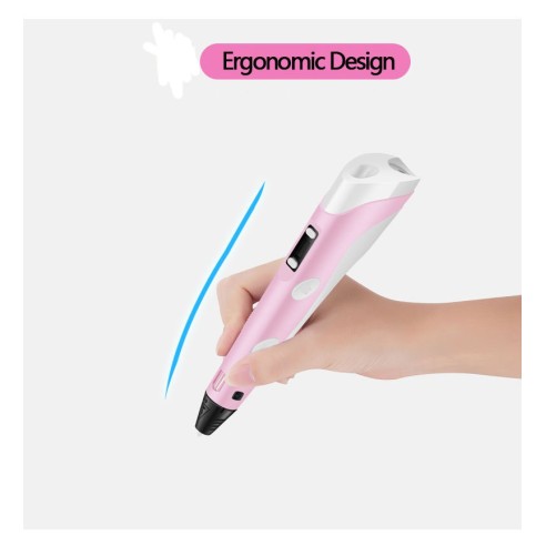 Bolígrafo 3D para niños con pantalla LED