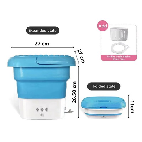 Lavadora portátil plegable