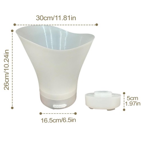 Cubo de hielo LED con altavoz bluetooth