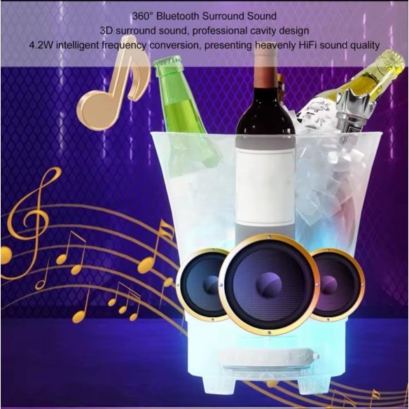 Cubitera LED para botellas