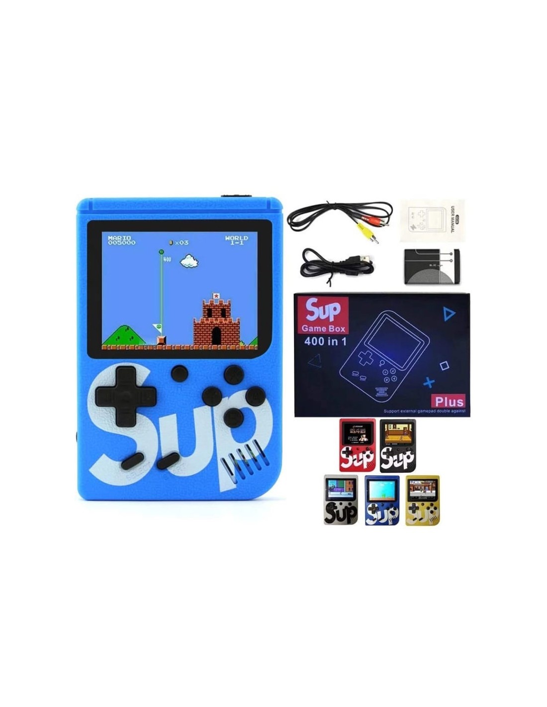 Boîte De Console De Jeu Sup 400 En 1, Console De Jeu Portable Pour