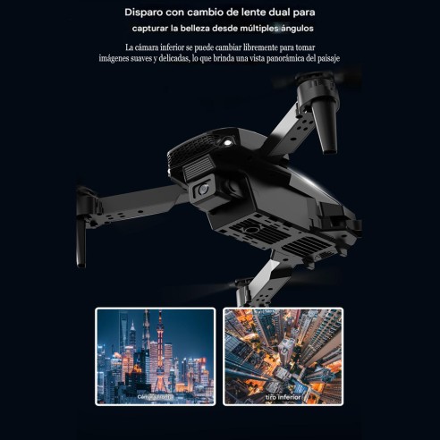 Drone com câmara grande angular