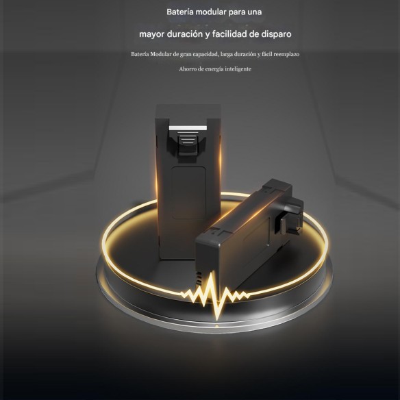 Dron con cámara gran angular y funda