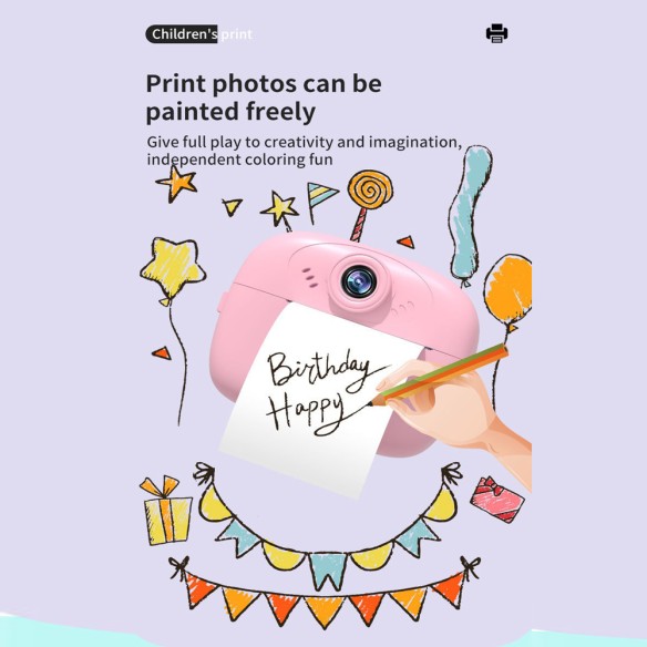 Cámara de fotos instantánea para niños