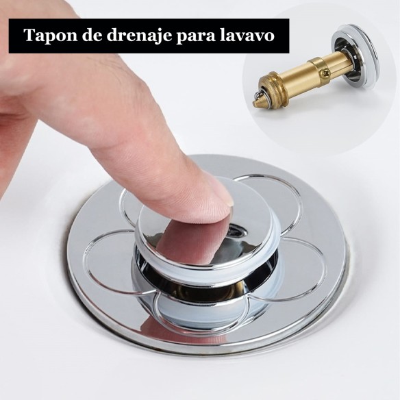 Tapón de dreanje para lavavo