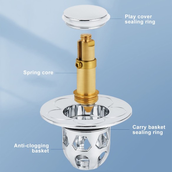 Tapón de dreanje para lavavo