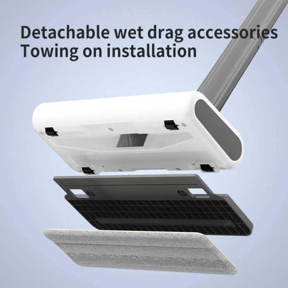 Aspiradora Inalámbrica con Función de Succión y Fregado