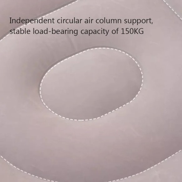 Sillon con reposapiés hinchable