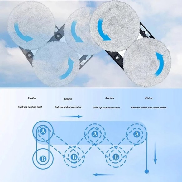 Robot limpiacristales automatico