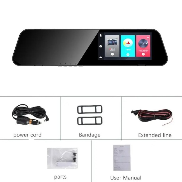 Espejo retrovisor con cámara