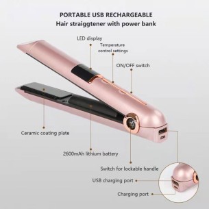 Plancha de pelo inalámbrica 2