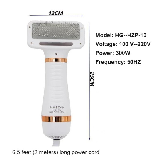 Pente de secagem para animais de estimação