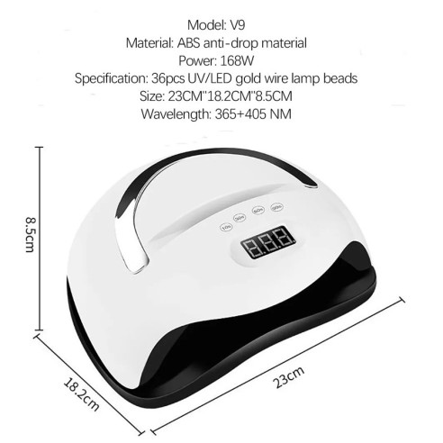 Lâmpada de unha UV 168W