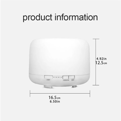 Difusor aroma 500 ml con mando a...