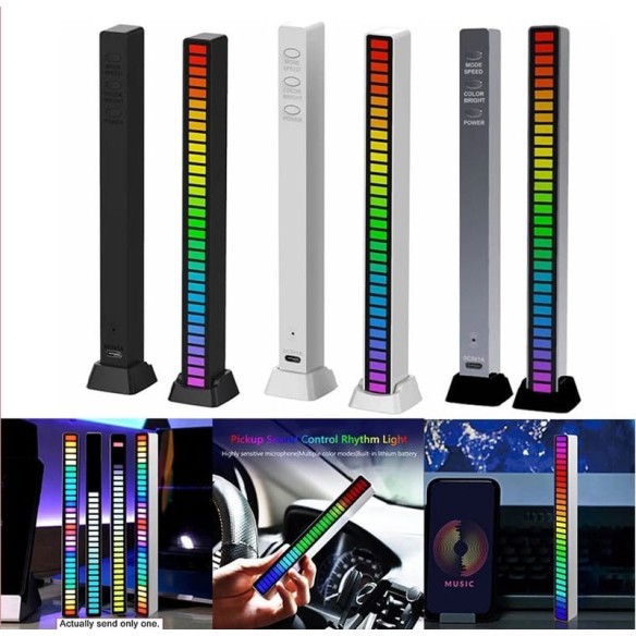 Tira led sem fio com controle de som